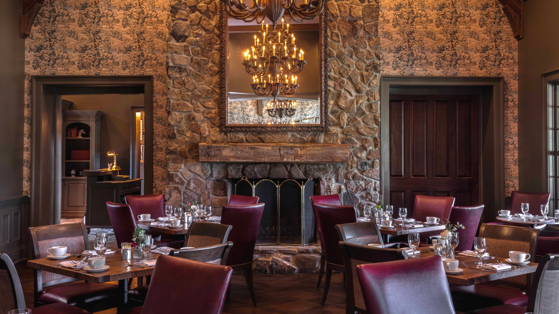 a dining room