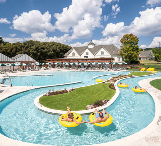New Lazy River Pool at Barnsley Resort