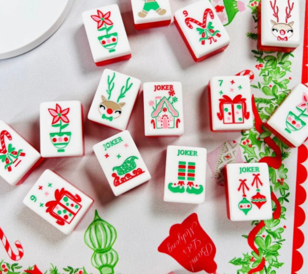 mahjong game, holiday themed