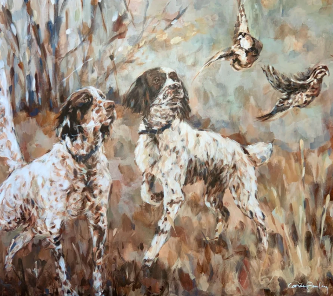 bird dog painting