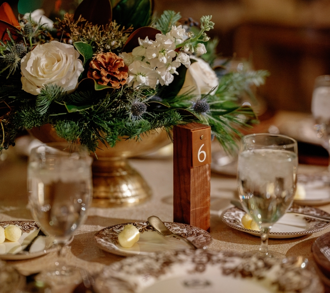 wedding decor and set up