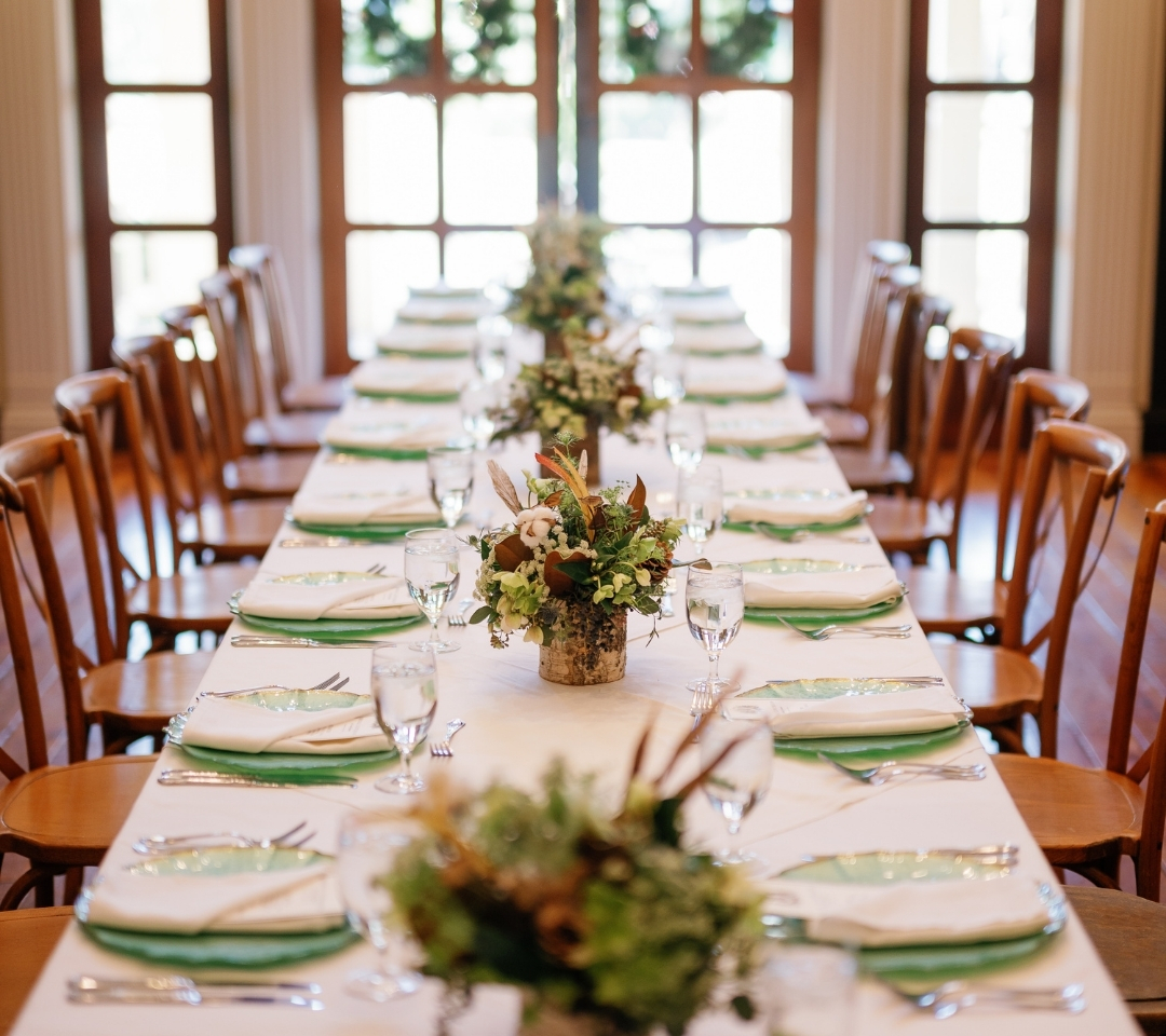 wedding decor and set up