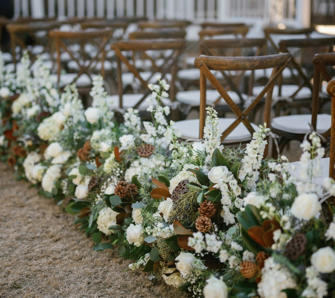 wedding decor and set up