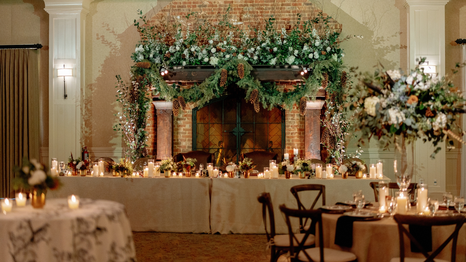 wedding decor and set up